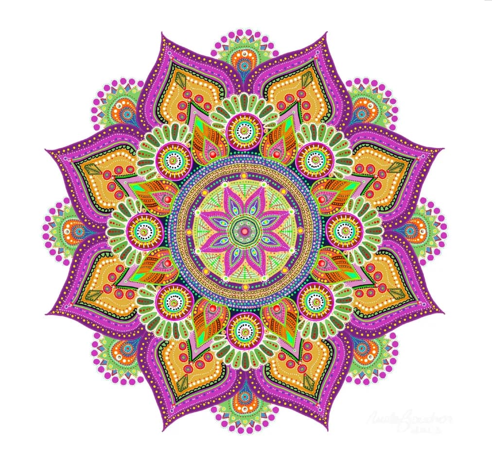 Mandala Cards, set of six